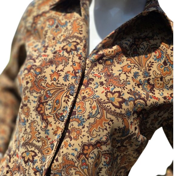 Harold's Tops - Vintage HAROLD'S Paisley Blouse sz M